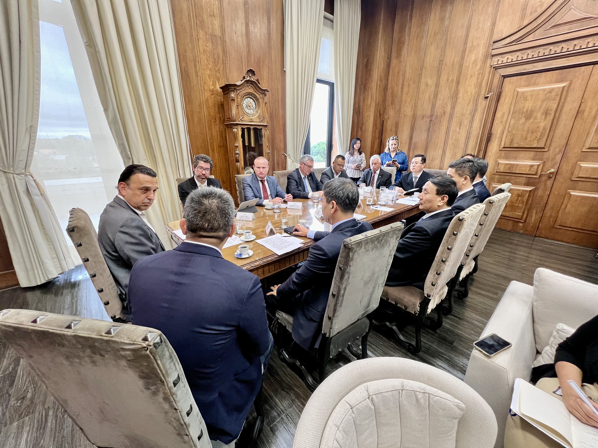 Visita do Vice-governador de Shandong ao Palácio dos Bandeirantes