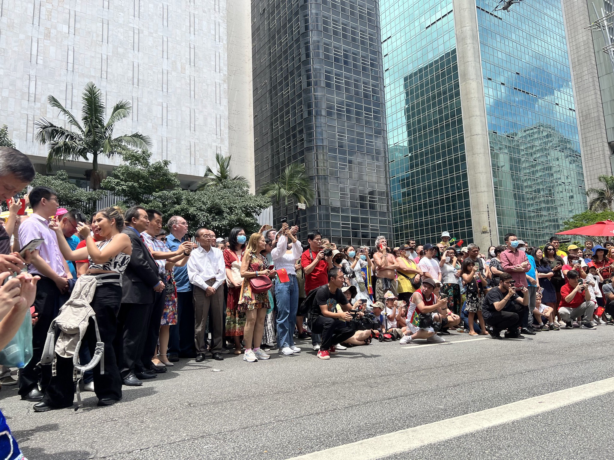 Flash mob do Grupo Artístico HuaXing de São Paulo